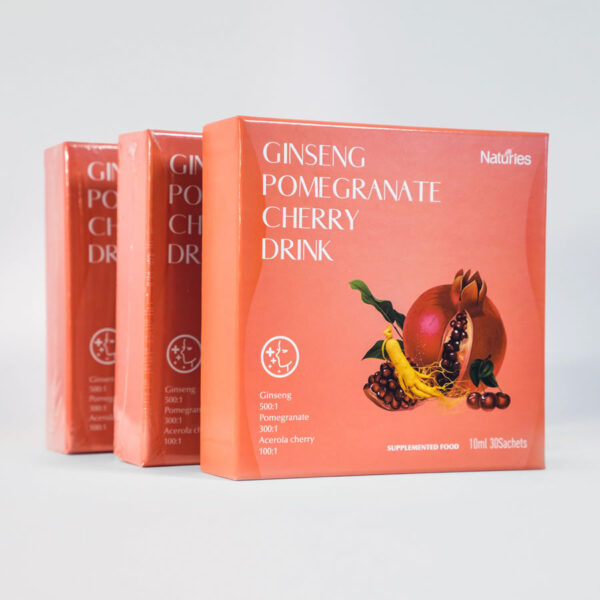 Naturies Ginseng Pomegranate Cherry Drink 30s