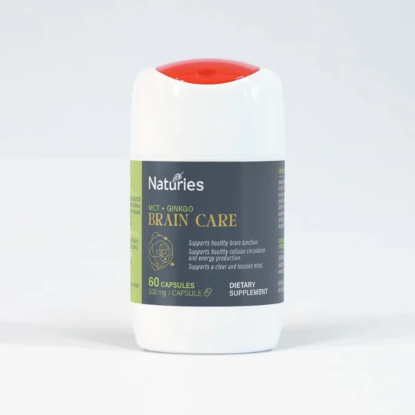Naturies MCT+Ginko Brain Care Capsules 60s